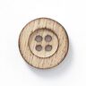 Botón de madera 4 agujeros – naturaleza,  thumbnail number 1