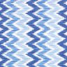 Algodón revestido Estampado Ikat – azul/blanco,  thumbnail number 1