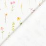 Tela de jersey de algodón Flores de pradera de acuarela Impresión digital – marfil/rosa antiguo,  thumbnail number 4