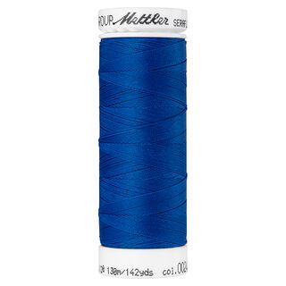 Hilo de coser Seraflex para costuras elásticas (0024) | 130 m | Mettler – azul, 