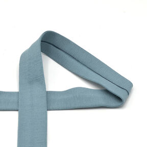 Cinta al biés Tela de jersey de algodón [20 mm] – azul grisáceo pálido, 