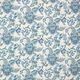 Tela decorativa Lona Adornos florales orientales 280 cm – blanco/azul,  thumbnail number 1