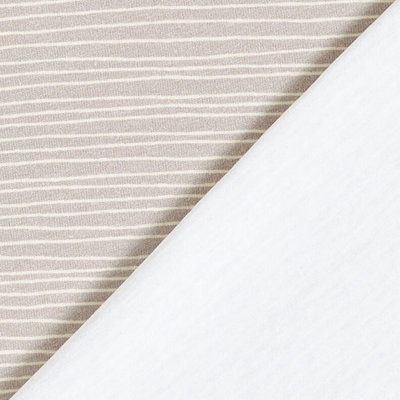 Punto de algodón rayas estrechas – gris claro,  image number 4