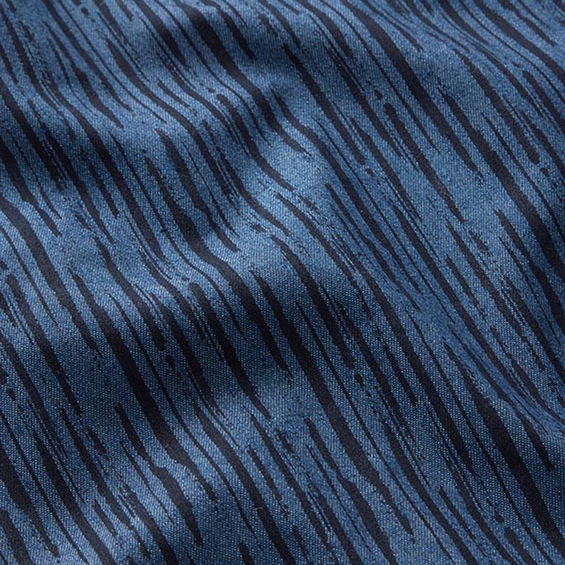Vaquero elástico con rayas interrumpidas – azul vaquero,  image number 2