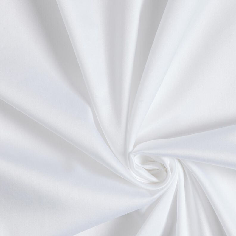 Satén de algodón Uni – blanco,  image number 1