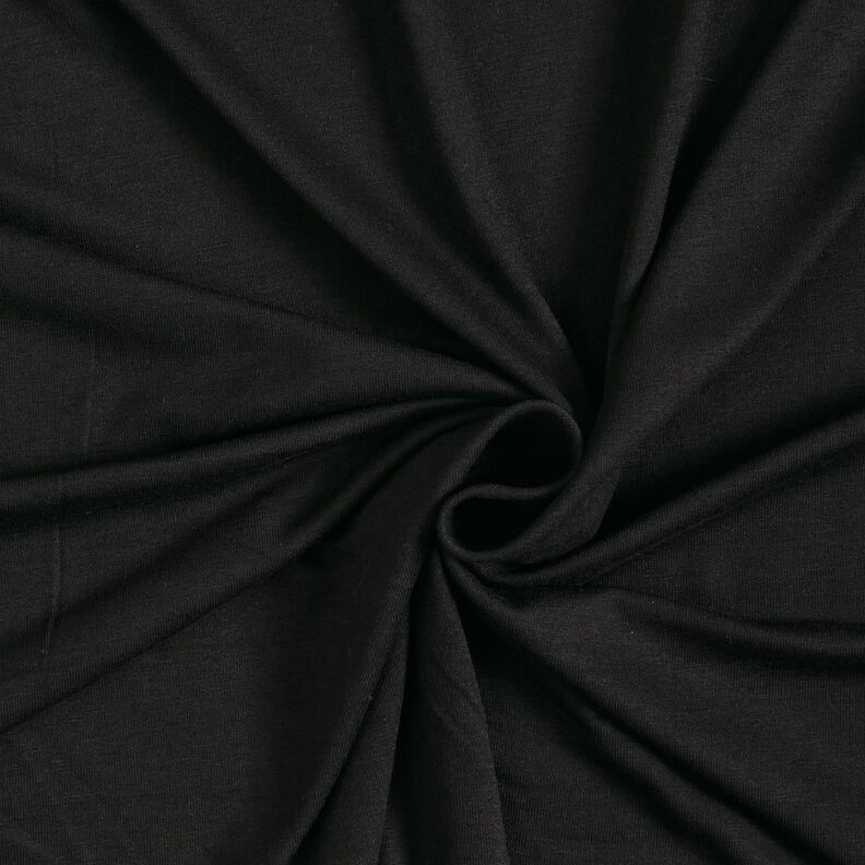 Jersey de verano viscosa medio – negro,  image number 1