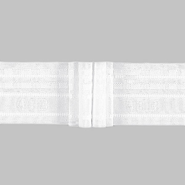 Cinta de plisado 4x, 50 mm – blanco | Gerster,  image number 1