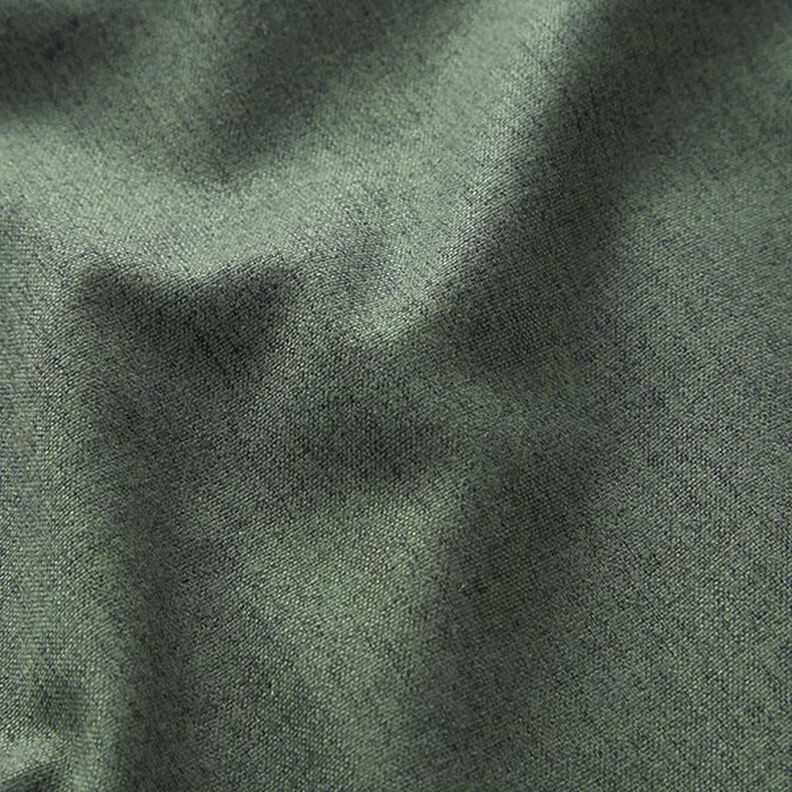 Tela de tapicería fina melange – verde oscuro,  image number 2