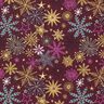Tela de algod&oacute;n Popelina Mezcla de estrellas &ndash; burdeos/dorado,  thumbnail number 1