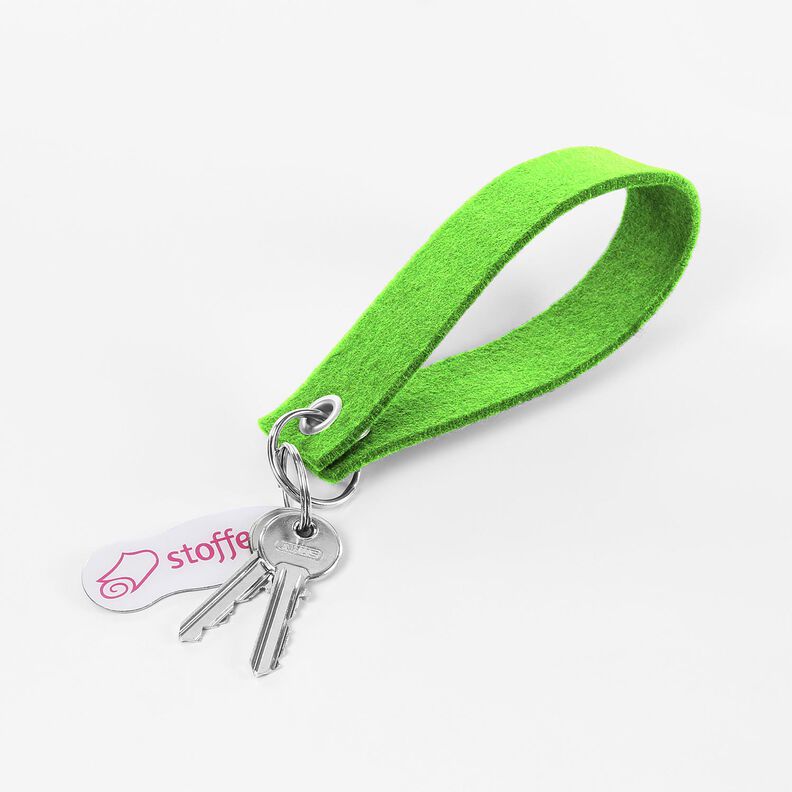 Fieltro 90 cm / grosor de 3 mm – verde neon,  image number 5