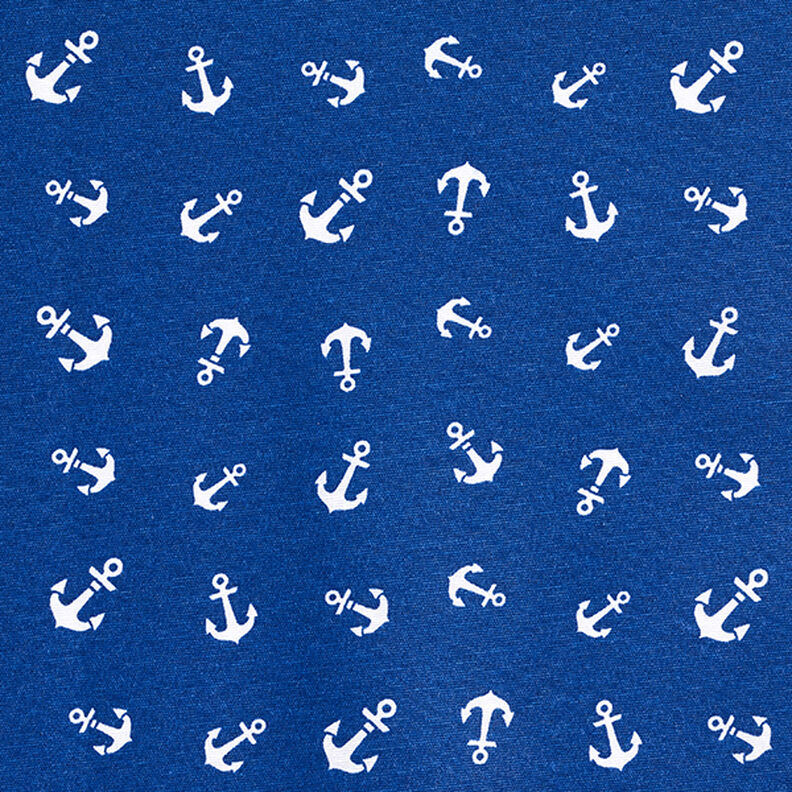 Algodón revestido Ancla – azul marino,  image number 1