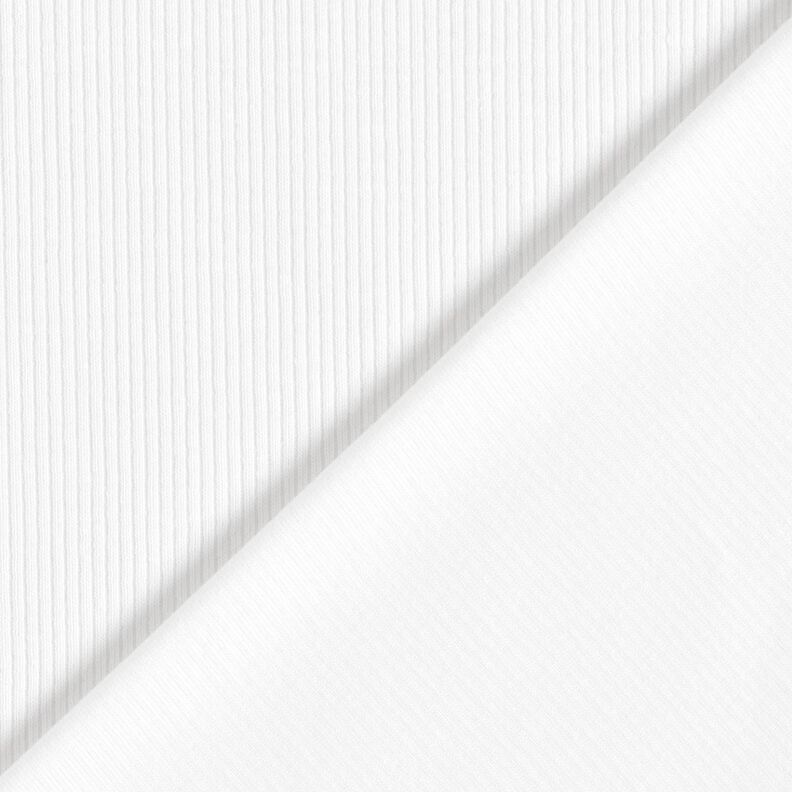 Jersey canelado Textura fina 2-1-1-1 – blanco,  image number 3