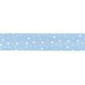 Cinta al biés Estrellas Algodón orgánico [20 mm] – azul claro,  thumbnail number 1