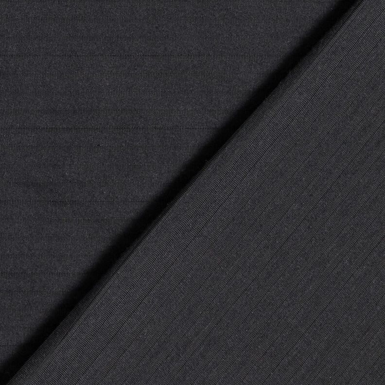 Jersey canelado Uni – negro,  image number 4