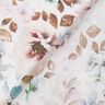 Tela de viscosa Dobby flores de acuarela – crema,  thumbnail number 4