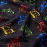 Tela de jersey de algodón Telas con licencia Harry Potter, Iniciales y animales heráldicos | Warner,  thumbnail number 2