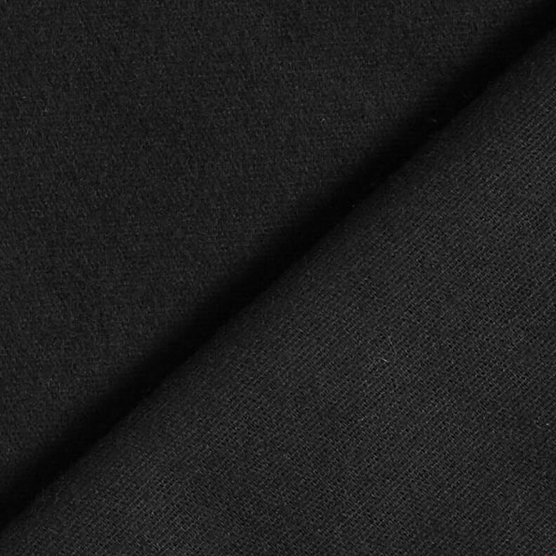 Franela de algodón Uni – negro,  image number 4