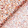 Tela de algodón Cretona Flores dispersas – rosado/naranja melocotón,  thumbnail number 4
