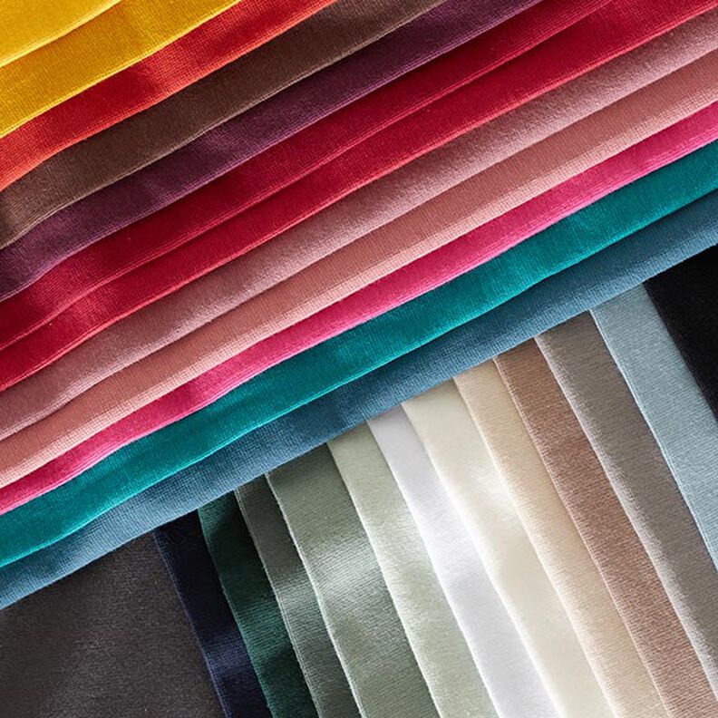 GOTS Puños de algodón | Tula – azul grisáceo pálido,  image number 4