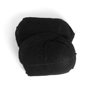 Hombreras con velcro para abrigos y chaquetas [ 17,5 x 14,5 cm ] | YKK – negro, 