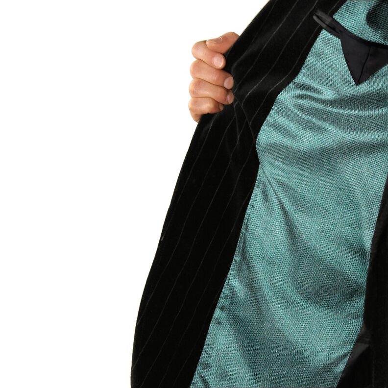 Forro satinado uni &ndash; abeto azul,  image number 5