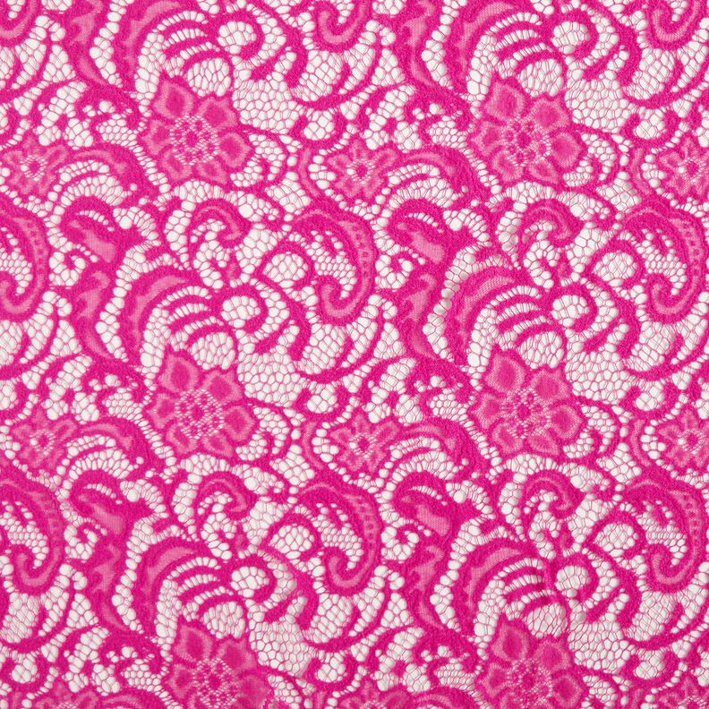 Flores de encaje bouclé – rosa intenso,  image number 1