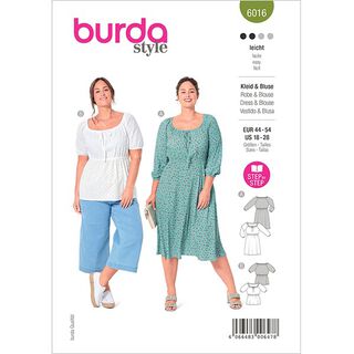 Blusa / Vestido,Burda 6016 | 44 - 54, 