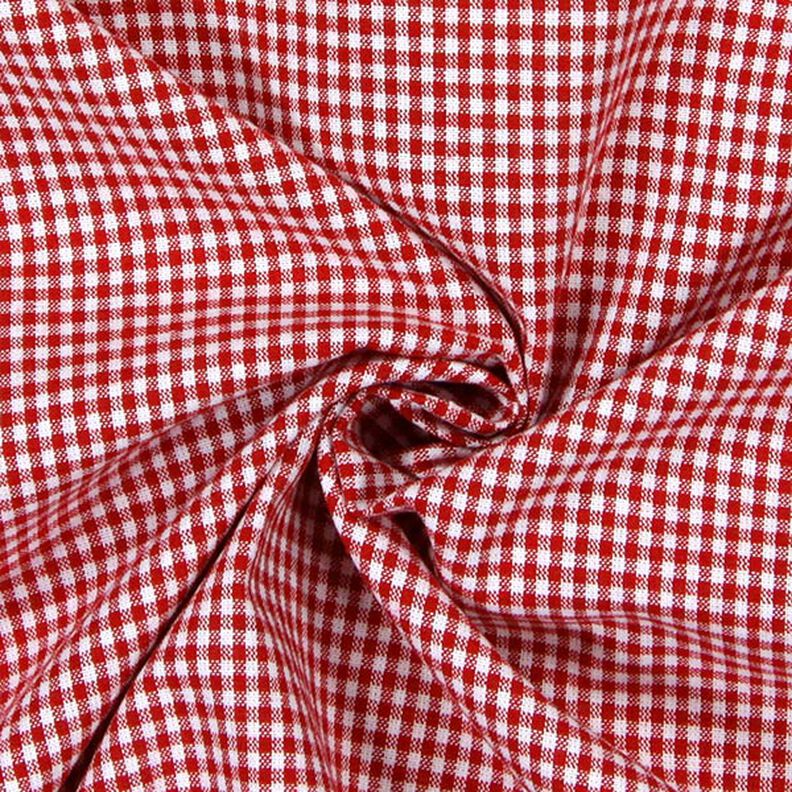 Tela de algodón Cuadros vichy 0,2 cm – rojo/blanco,  image number 2