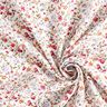 Tela de viscosa estampado de florecillas – blanco,  thumbnail number 3