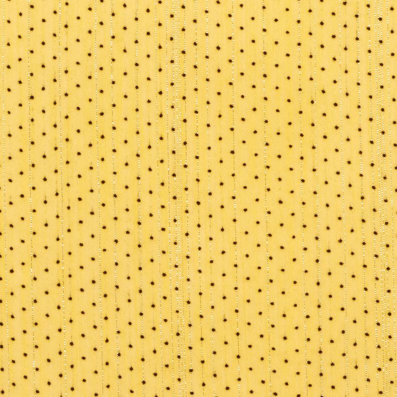 Gasa con purpurina puntos y rayas – amarillo limón,  image number 1