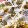 Tela decorativa Panama Estampado floral – gris brumoso,  thumbnail number 2
