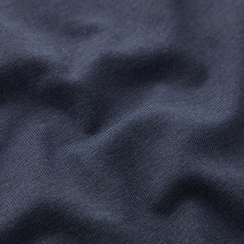 Bambú Tela de jersey de viscosa Uni – azul marino,  image number 3