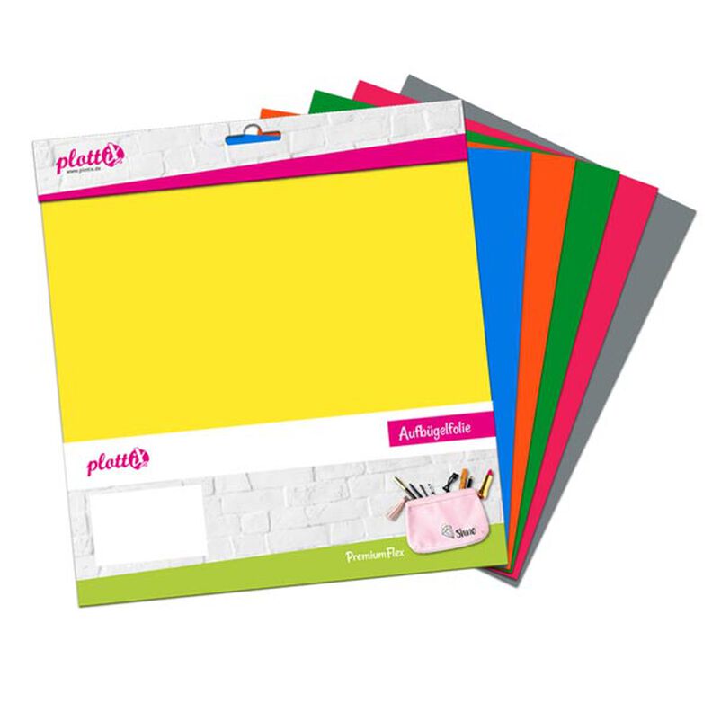 Colores básicos PlottiX PremiumFlex [20 x 30cm | 6 láminas],  image number 1