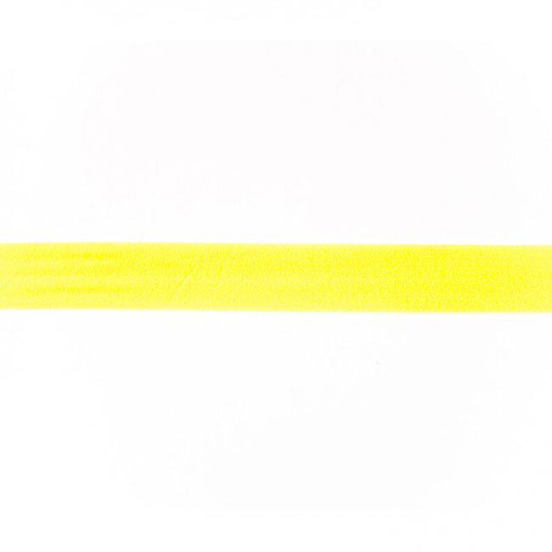 Cinta ribeteadora elástica  mate [20 mm] – amarillo neon,  image number 1