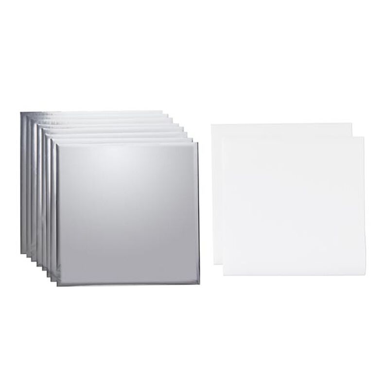 Láminas de transferencia Cricut [ 30,5 x 30,5 cm | 8 Unidad ] – plateado metálica,  image number 2