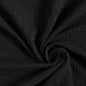 GOTS Muselina de algodón de tres capas – negro,  thumbnail number 1