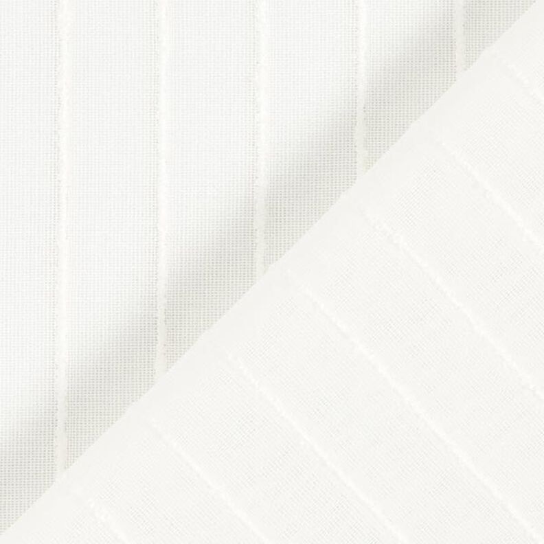 Tela para cortinas Rayas anchas Hilo con efecto 300 cm – blanco,  image number 3