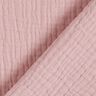 GOTS Muselina de algodón de tres capas – rosa viejo claro,  thumbnail number 5