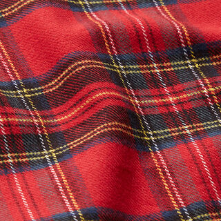 Franela de algodón cuadros escoceses – rojo, 