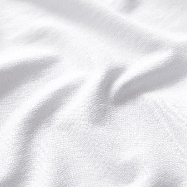 Tela de jersey de viscosa Ligera – blanco,  image number 3