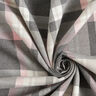 Stretch de pantalón cuadros escoceses – gris pizarra/rosado,  thumbnail number 3