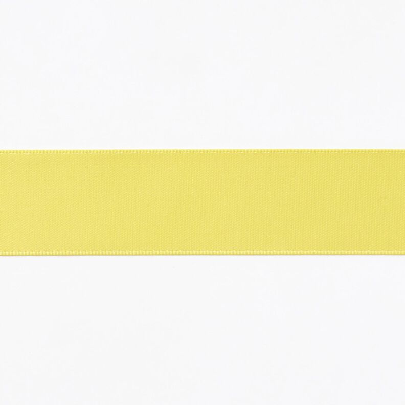 Cinta de satén [25 mm] – amarillo limón,  image number 1