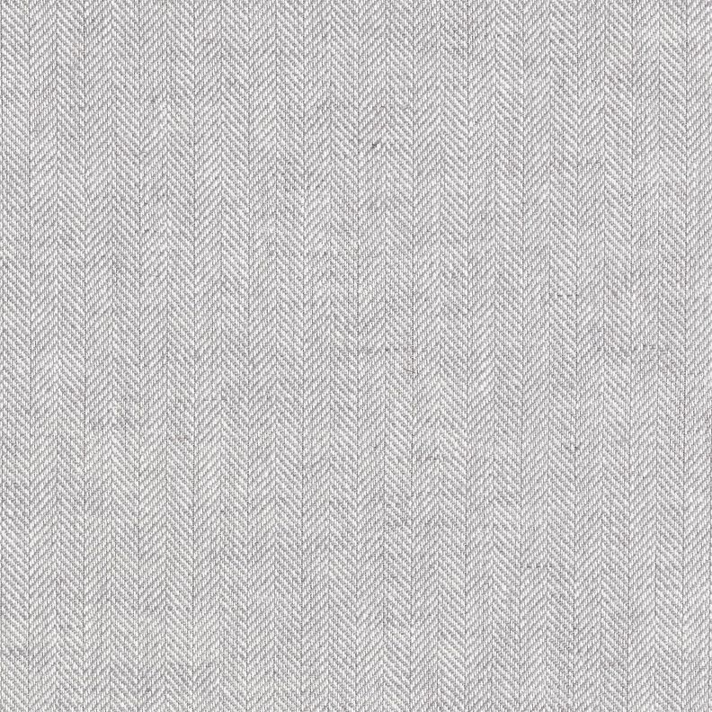 Mezcla de lino y algod&oacute;n Espina de pescado &ndash; plateado,  image number 1