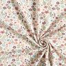 Tela de jersey de algodón Prado con flores – marfil,  thumbnail number 3