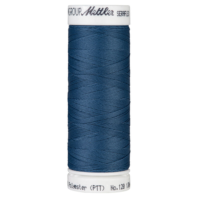 Hilo de coser Seraflex para costuras elásticas (0698) | 130 m | Mettler – azul vaquero,  image number 1