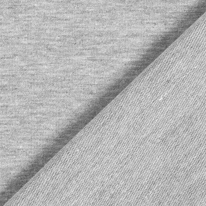 Felpa francesa ligera Melange – gris claro,  image number 5