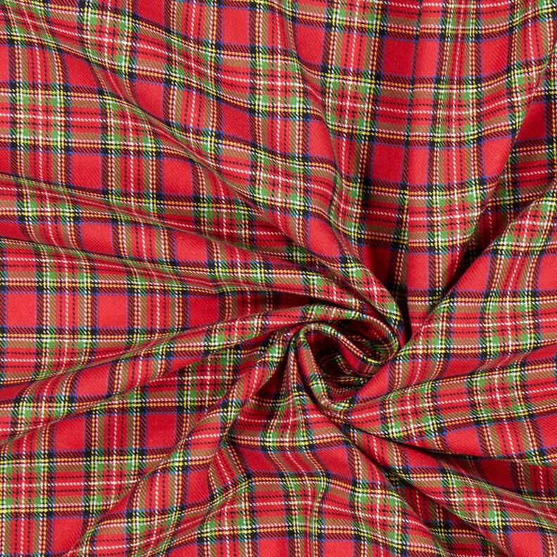 Franela de algodón Cuadros escoceses Glenside – chili,  image number 2