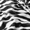 Imitación de piel de animal cebra – negro/blanco,  thumbnail number 2