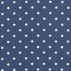 Tela de algodón Cretona Lunares – blanco/azul marino,  thumbnail number 1