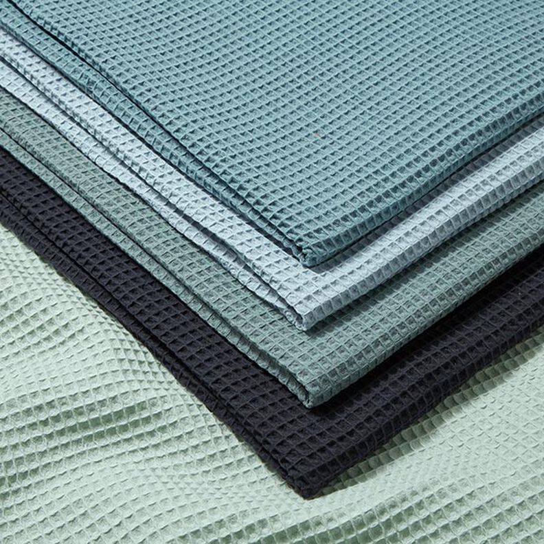 Piqué tipo gofre – azul marino,  image number 4